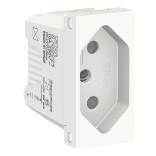 Imagem Produto MODULO TOMADA 2P+T 10A/250V BRANCO ORION - SCHNEIDER