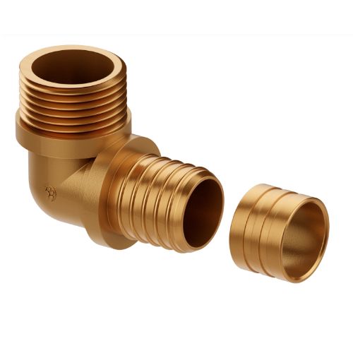 Imagem Produto JOELHO MACHO TERMINAL METALICO PEX DN20X3/4 - TIGRE