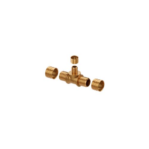 Imagem Produto TE REDUCAO METALICO PEX DN25X16X20 ANEL DESLIZANTE - TIGRE