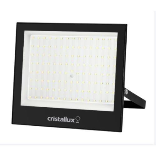 Imagem Produto REFLETOR LED 200W 6500K 20000L IP66 CORPO PRETO - CRISTALLUX