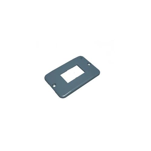 Imagem Produto TAMPA P/CONDULETE PVC 1 ESPACO RETANGULAR CINZA P/CAIXA GRANDE - INPOL