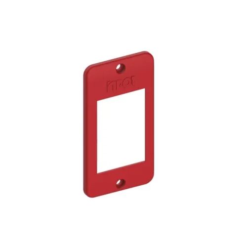 Imagem Produto TAMPA P/CONDULETE PVC 2 ESPACOS RETANGULAR VERMELHA P/CAIXA PRQUENA - INPOL