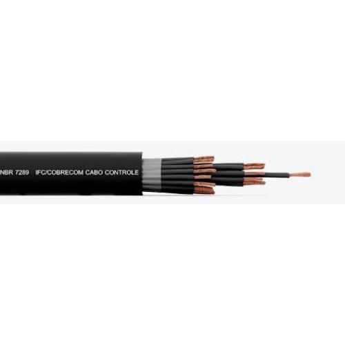 Imagem Produto CABO CONTROLE COBRE PVC 70G 1KV 12X1,5MM PRETO - COBRECOM