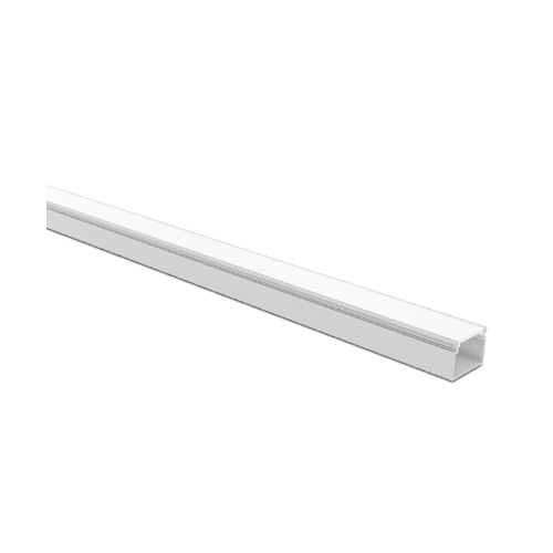 Imagem Produto PERFIL PARA FITA LED SOBREPOR BRANCO 14X20MM (1MT) - TASCHIBRA