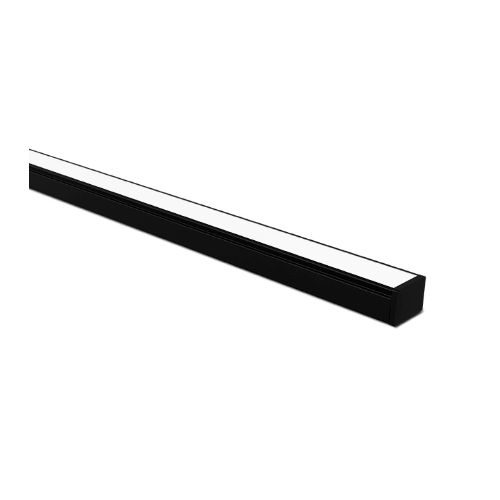 Imagem Produto PERFIL PARA FITA LED SOBREPOR PRETO 14X20MM (2MT) - TASCHIBRA