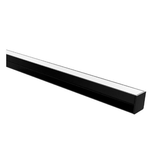 Imagem Produto PERFIL PARA FITA LED SOBREPOR PRETO 23X24MM (1MT) - TASCHIBRA