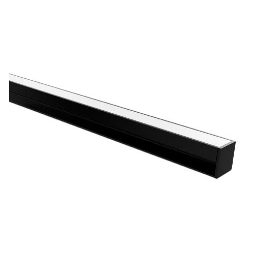 Imagem Produto PERFIL PARA FITA LED SOBREPOR PRETO 23X24MM (2MT) - TASCHIBRA