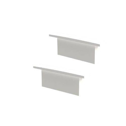 Imagem Produto TAMPA P/PERFIL LED SOBREPOR 9X24MM C/PRESILHA BRANCO - TASCHIBRA
