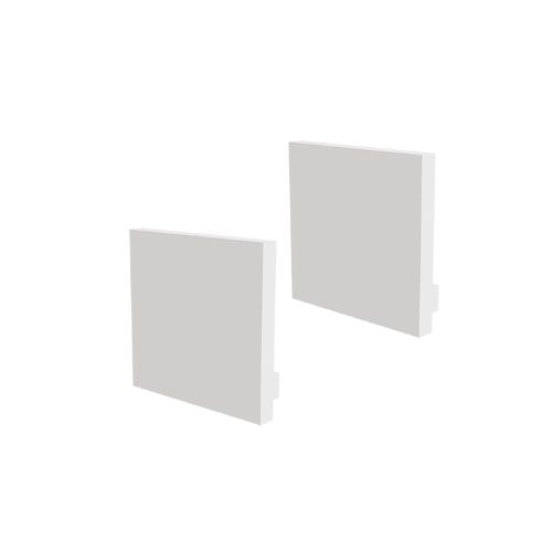 Imagem Produto TAMPA P/PERFIL LED SOBREPOR 23X24MM C/PRESILHA BRANCO - TASCHIBRA