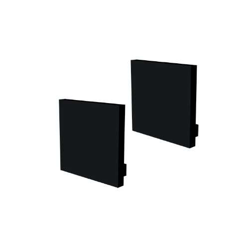 Imagem Produto TAMPA P/PERFIL LED SOBREPOR 23X24MM C/PRESILHA PRETO - TASCHIBRA