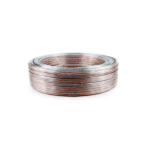 Imagem Produto CABO PARALELO ALUMINIO COBREADO PVC 70G 300V 2X1 CRISTAL 2X16 AWG - FOXLUX