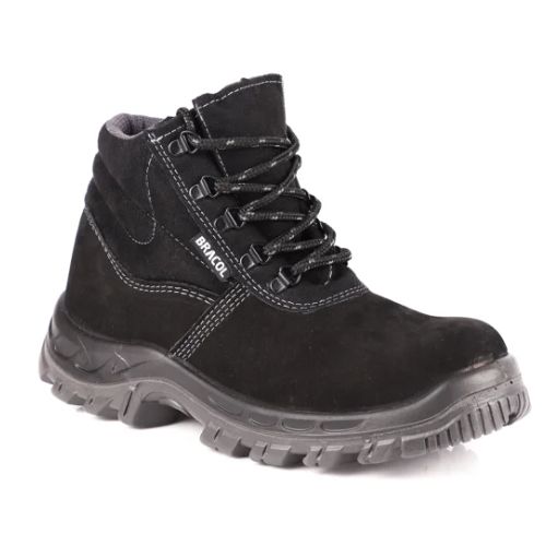 Imagem Produto BOTINA BIDENSIDADE NOBUCK PRETA NR42 COM BIQUEIRA COM CADARCO - FUJIWARA
