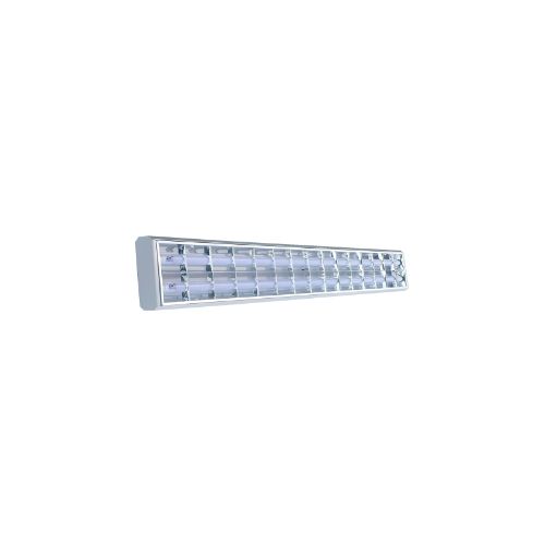 Imagem do produto LUMINARIA SOBREPOR RETANGULAR BRANCA P/2LED 10W REFLETOR/ALETAS ALUMINIO - LUMILUZ