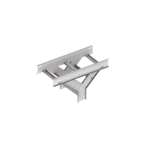 Imagem Produto TE GALVANIZADO ELETROLITICO VERTICAL DESCIDA LATERAL PARA LEITO 400X100MM CH18 - JEA