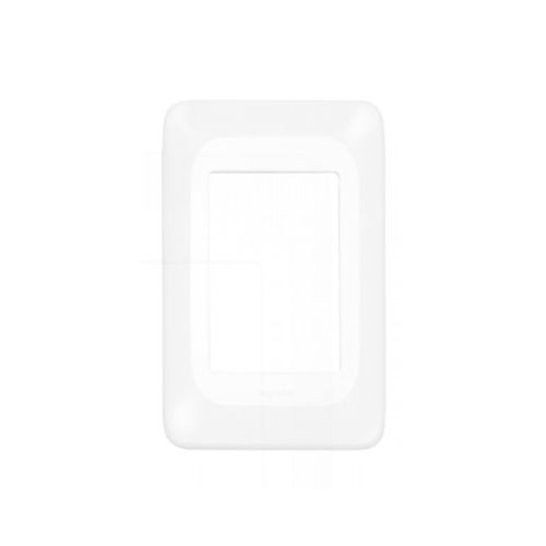 Imagem Produto PLACA 4X2 COM 3 ESPACOS HORIZONTAL BRANCA COM SUPORTE POP - PIAL