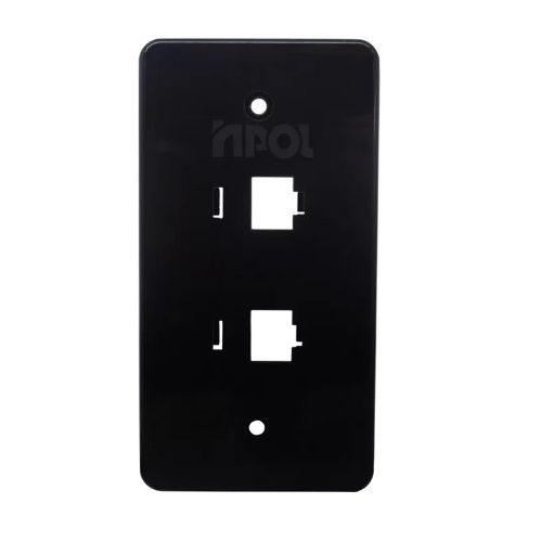 Imagem Produto TAMPA P/CONDULETE PVC 1 ESPACO RJ45 PRETO P/CAIXA GRANDE - INPOL