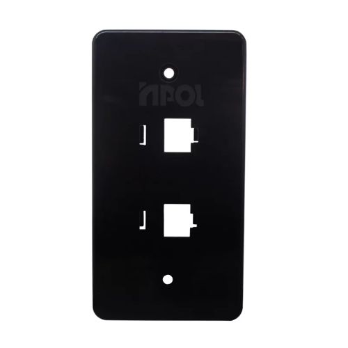 Imagem Produto TAMPA P/CONDULETE PVC 2 ESPACOS RJ45 PRETO P/CAIXA GRANDE - INPOL