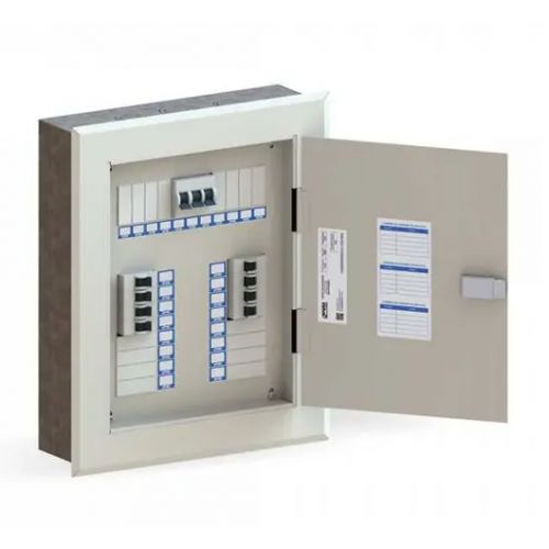 Imagem Produto CD METALICO SOBREPOR 44 DISJUNTORES DIN BRANCO SEM BARRAMENTO 100A - OPCAO PAINEIS 