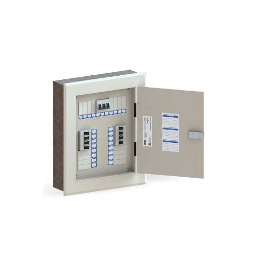 Imagem Produto CD METALICO EMBUTIR 44 DISJUNTORES DIN BRANCO SEM BARRAMENTO 100A - OPCAO PAINEIS 