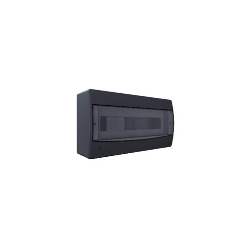 Imagem Produto CD PVC SOBREPOR 18 DISJUNTORES DIN PRETO PORTA PRETA - DDG