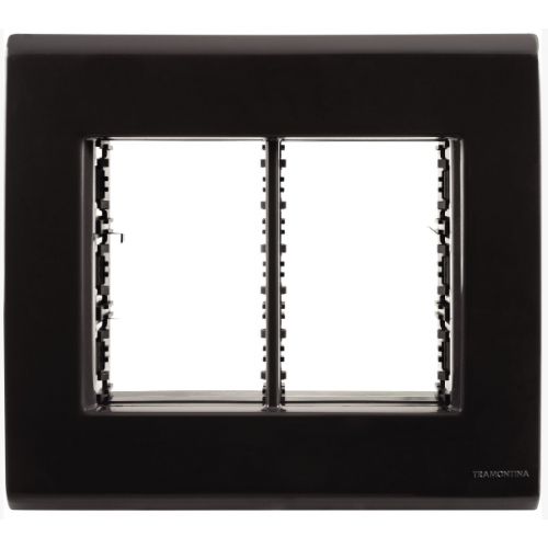 Imagem Produto PLACA 4X4 COM 6 ESPACOS GRAFITE COM SUPORTE LINHA LIZ - TRAMONTINA