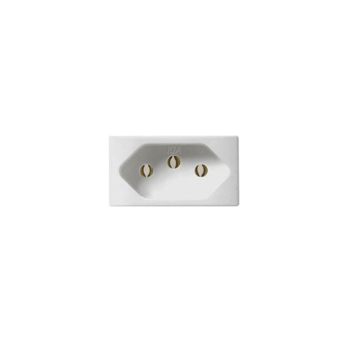 Imagem Produto MODULO TOMADA 20A/250V BRANCO SATINATA - PEZZI
