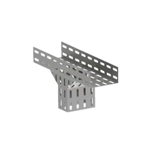 Imagem Produto TE PRE ZINCADO PERFURADO VERTICAL DESCIDA LATERAL 90G 150X50MM PARA ELETROCALHA - JEA