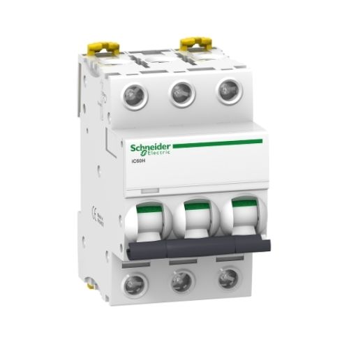 Imagem Produto DISJUNTOR DIN 3 POLOS C10 10KA/440V ACTI9 - SCHNEIDER INDUSTRIAL