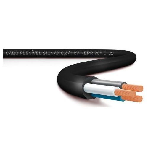 Imagem Produto CABO FLEXIVEL COBRE HEPR 90G 1KV 3X10 PRETO ATOX - SIL