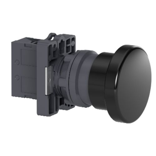 Imagem Produto BOTAO PLASTICO PULSO COGUMELO SOCO 22M PRETO CABECA 40MM 1NA - SCHNEIDER INDUSTRIAL