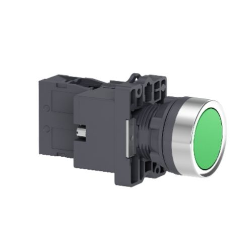 Imagem Produto BOTAO PLASTICO IMPULSO ILUMINADO 22,5 VERDE REDONDO 1NA 24V - SCHNEIDER INDUSTRIAL