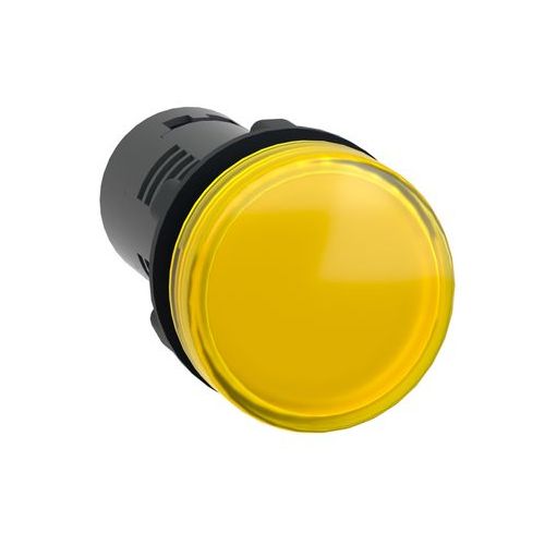 Imagem Produto SINALEIRO PLASTICO LED 22,5MM 24VCA/CC AMARELO REDONDO ARO PRETO - SCHNEIDER INDUSTRIAL