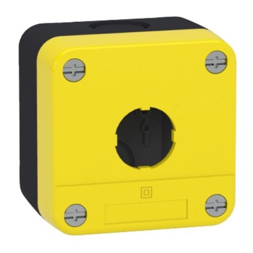 Imagem Produto BOTOEIRA PLASTICA FIXA 1 FURO 22,5MM AMARELA S/BOTOES - SCHNEIDER INDUSTRIAL