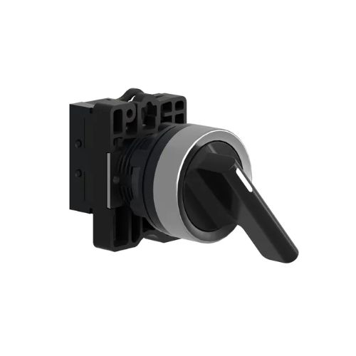 Imagem Produto COMUTADOR PLASTICO PRETO 22,5 LONGA COM TRAVA 2 POSICOES 1NA - SCHNEIDER INDUSTRIAL