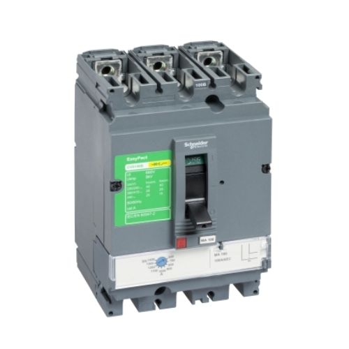 Imagem Produto DISJUNTOR CAIXA MOLDADAAJUSTÁVEL 3 POLOS 56-80 A 25KA EM 380V - SCHNEIDER INDUSTRIAL