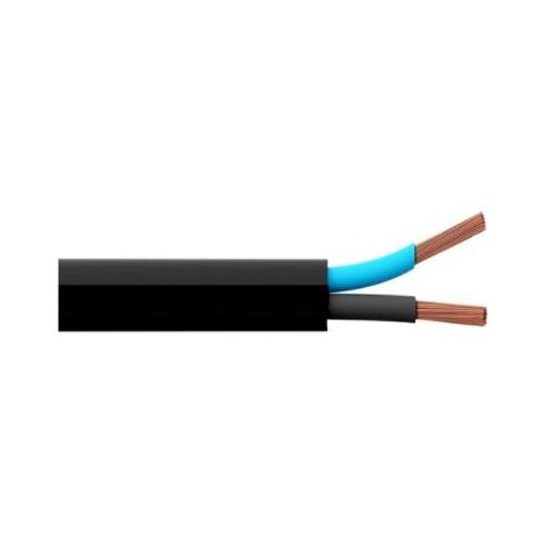 Imagem Produto CABO CONTROLE COBRE PVC 70G 500V 2X0,75 PRETO (BLINDAGEM MALHA DE COBRE)