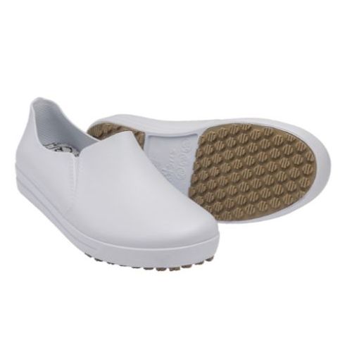 Imagem Produto TENIS OCUPACIONAL ANTI-DERRAPANTE BORRACHA BRANCO NR44 MASCULINA - STICKY SHOES