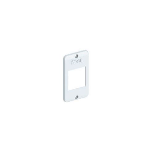 Imagem Produto TAMPA P/CONDULETE PVC 2 ESPACOS RETANGULARES BRANCA P/CAIXA GRANDE - INPOL