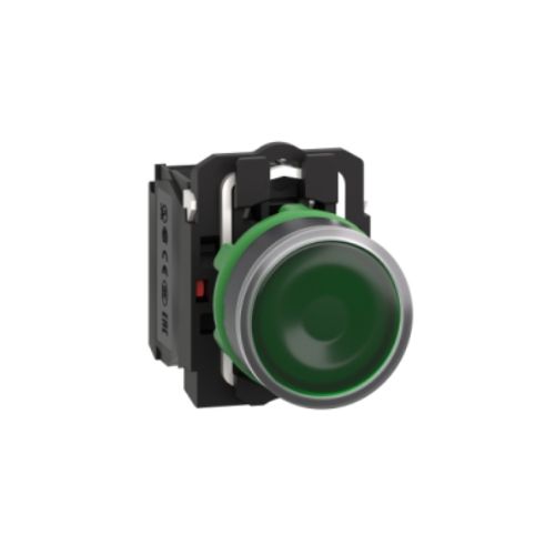 Imagem Produto BOTAO PLASTICO IMPULSO ILUMINADO 22 VERDE REDONDO 1NA1NF 24VAC - SCHNEIDER INDUSTRIAL
