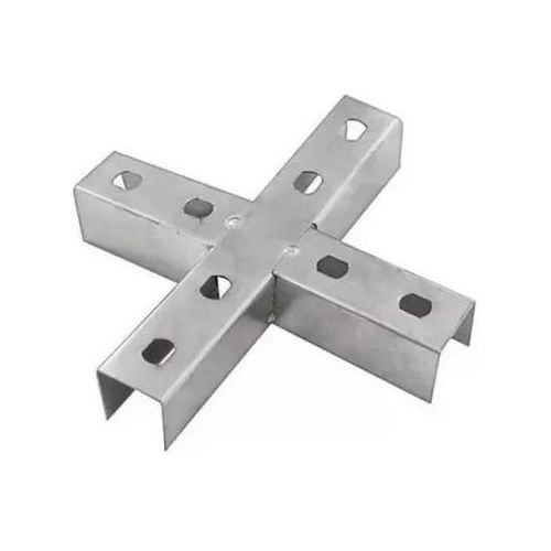 Imagem Produto EMENDA PRE ZINCADA PERFURADA P/PERFILADO TIPO X 38X76MM CHAPA 22 - JEA