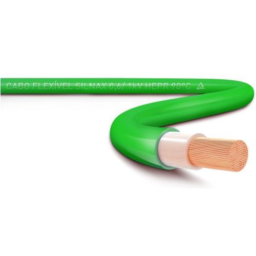 Imagem Produto CABO FLEXIVEL COBRE HEPR 90G 1KV 1X25MM VERDE - COBRECOM