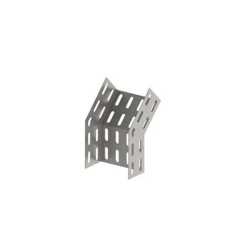 Imagem Produto CURVA P/ELETROCALHA PRE ZINCADO PERFURADA VERTICAL EXTERNA 45G 200X100MM - JEA