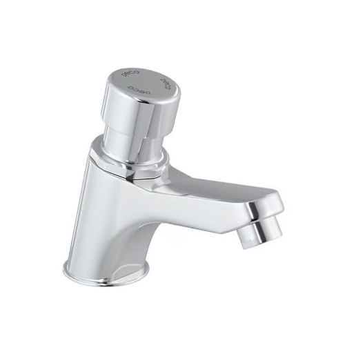 Imagem Produto TORNEIRA METALICA LAVATORIO MESA HORIZONTAL CURTA FECHO AUTOMATICO SMART - DECA