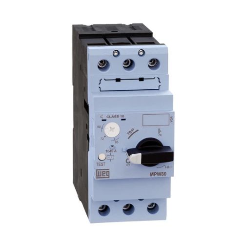 Imagem Produto DISJUNTOR MOTOR 3 POLOS 65-80A 25KA/440V MPW80-3-U080 - WEG