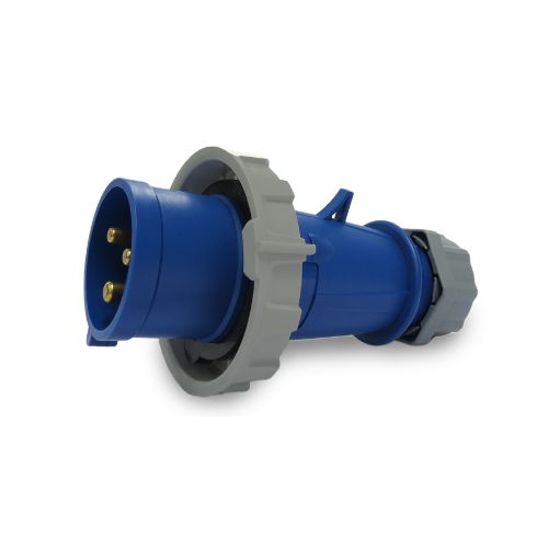 Imagem Produto PLUG BLINDADO MACHO 3 POLOS 16A 200/250V 6H AZUL IP67 - SOPRANO