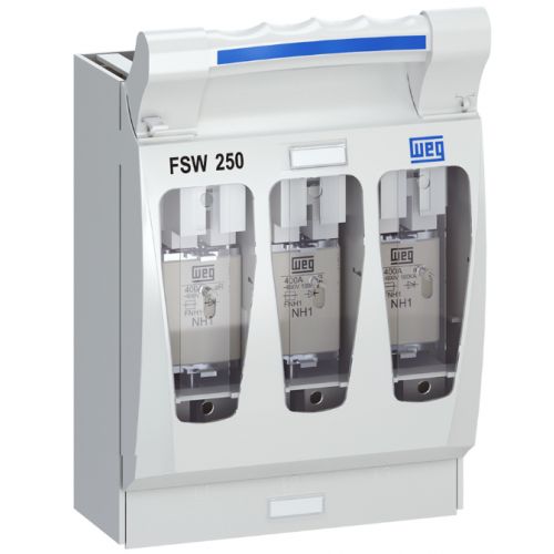 Imagem Produto SECCIONADORA TRIPOLAR C/ PORTA FUSIVEL 250A FSW250-3 - WEG