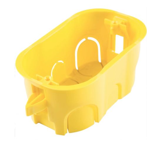 Imagem Produto CAIXA DERIVACAO PVC P/GESSO 4X2 FUNDO FIXO COM ORE PVC AMARELA - TRAMONTINA