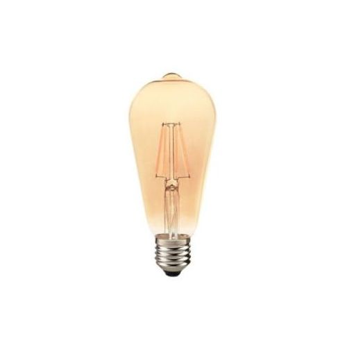 Imagem Produto LAMPADA LED BULBO RETRO 4W AMBAR 2400K BIVOLT ST64 E27 - OUROLUX