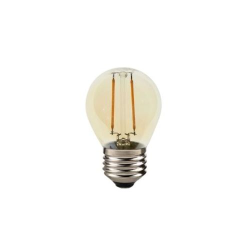 Imagem Produto LAMPADA LED BULBO RETRO 2W AMBAR 2200K BIVOLT G45 E27 - FOXLUX