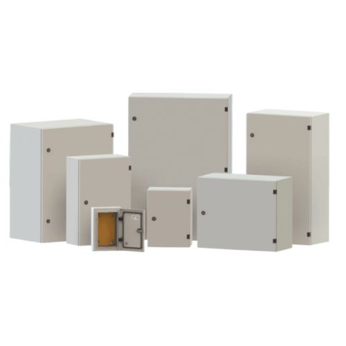 Imagem Produto CAIXA MONTAGEM METALICA SOBREPOR 500X500X250MM IP54 SEM FLANGE - OPCAO PAINEIS 